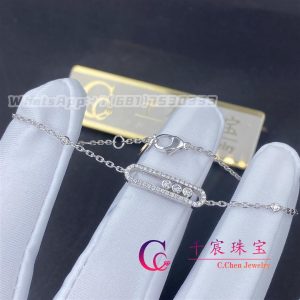 Messika Baby Move Pavé White Gold For Her Diamond Bracelet 04325-WG