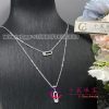 Messika Move Uno 2 Rows Pavé White Gold For Her Diamond Necklace 07174-WG
