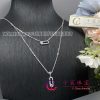 Messika Move Uno 2 Rows Pavé White Gold For Her Diamond Necklace 07174-WG