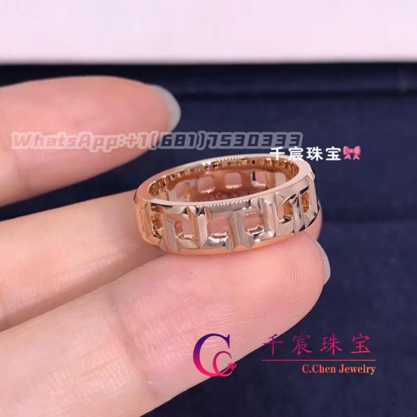 Tiffany T True Wide Ring Rose Gold 63064300