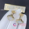 Van Cleef & Arpels Alhambra cufflinks yellow gold Mother-of-pearl VCARC95000