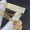 Van Cleef & Arpels Magic Alhambra Long Necklace Guilloché Yellow Gold VCARP4KO00