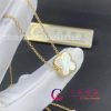 Van Cleef & Arpels Pure Alhambra Pendant Yellow Gold And Mother-Of-Pearl VCARA39700