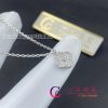 Van Cleef & Arpels Sweet Alhambra Pendant White Gold And Diamond VCARO85900