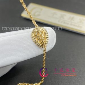 Boucheron Serpent Bohème Bracelet S Motif In 18k Yellow Gold JBT00365M
