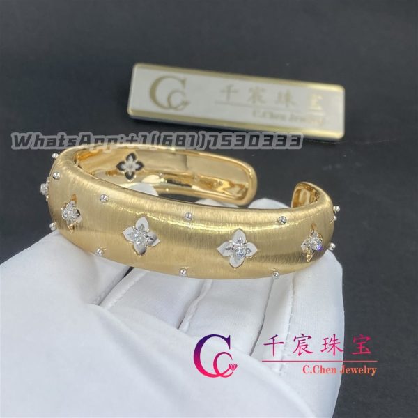 Buccellati Macri Giglio Bracelet In Yellow Gold JAUBRA013309