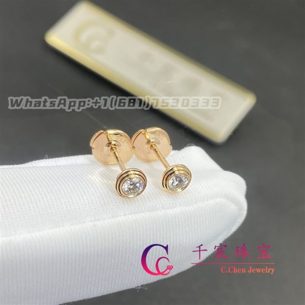 Cartier d'Amour earrings xs rose gold diamond B8301214