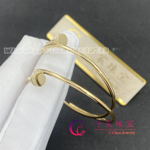 Cartier Juste Un Clou Earrings Yellow Gold Diamonds B8301225