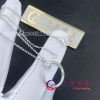 Cartier Juste Un Clou Necklace In 18K White Gold And Diamonds B7224892