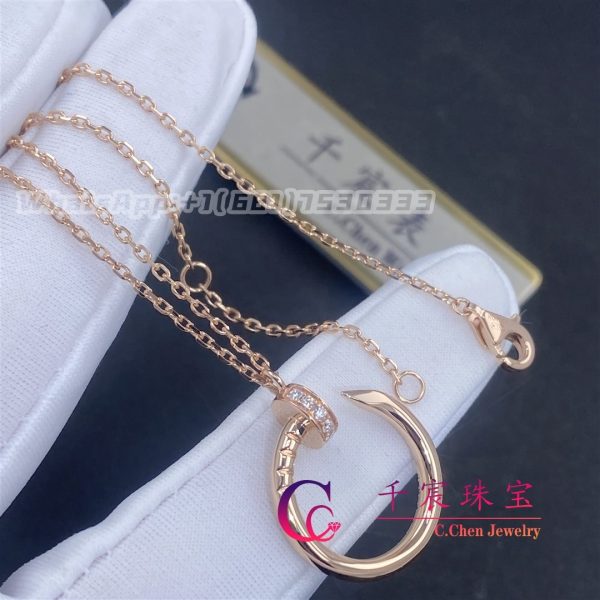 Cartier Juste Un Clou Necklace Rose Gold B3047000