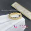 Chanel Coco Crush Ring Quilted Motif Mini Version Yellow Gold Diamonds J11872
