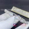 Garrard Fanfare Diamond and Mother of Pearl Bangle In 18ct White Gold 2015949ALL