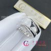 Tiffany Lock Earrings in White Gold with Diamonds, Medium 72342801