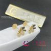 Van Cleef & Arpels Frivole earrings, mini model Yellow gold, Diamond VCARP0J300