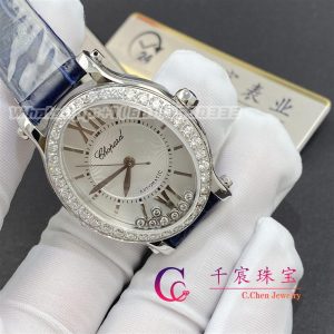 Chopard Happy Sport 29 X 31mm Automatic Lucent Steel™ Diamonds 278602-3003