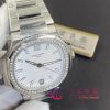 Patek Philippe Nautilus 7118/1200A-010 ‘Ladies’ Stainless Steel Silver Dial Diamond Bezel