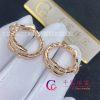 Bulgari Serpenti Viper 18 kt rose gold earrings 359949