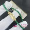 Fred Force 10 Bracelet 18k yellow gold and diamonds medium model Emerald Cable 0B0070-6B1087