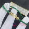 Fred Force 10 Bracelet 18k yellow gold medium model Emerald Cable 0B0069-6B1087