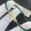 Fred Force 10 Bracelet 18k yellow gold medium model Emerald Cable 0B0069-6B1087