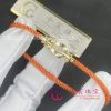 Fred Force 10 Bracelet 18k yellow gold medium model Orange Cable 0B0069- 6B0348