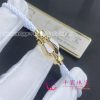 Fred Force 10 Bracelet 18k yellow gold medium model White Cable 0B0069- 6B0285