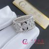 Van Cleef & Arpels Perlée Clovers Rings White Gold And Diamonds VCARO9LP00