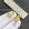 Van Cleef & Arpels Sweet Alhambra Earrings Guilloché Yellow Gold-Design Jewelry