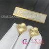 Van Cleef & Arpels Vintage Alhambra Earrings guilloché yellow gold VCARP3JL00