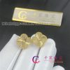 Van Cleef & Arpels Vintage Alhambra Earrings guilloché yellow gold VCARP3JL00