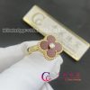 Van Cleef & Arpels Vintage Alhambra Ring Yellow Gold Carnelian VCARD40800