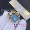 Buccellati Opera Color Ring in 18k Yellow Gold with Turquoise