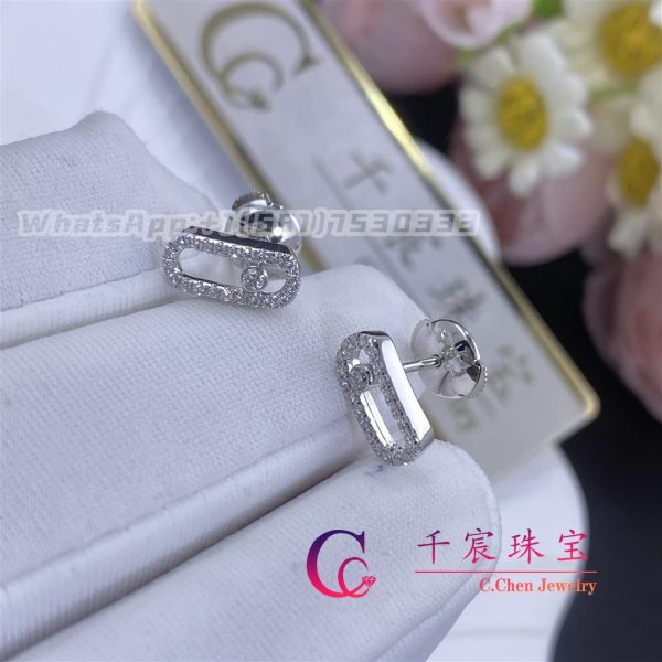 Messika Move Uno White Gold For Her Diamond Earrings 05634-WG