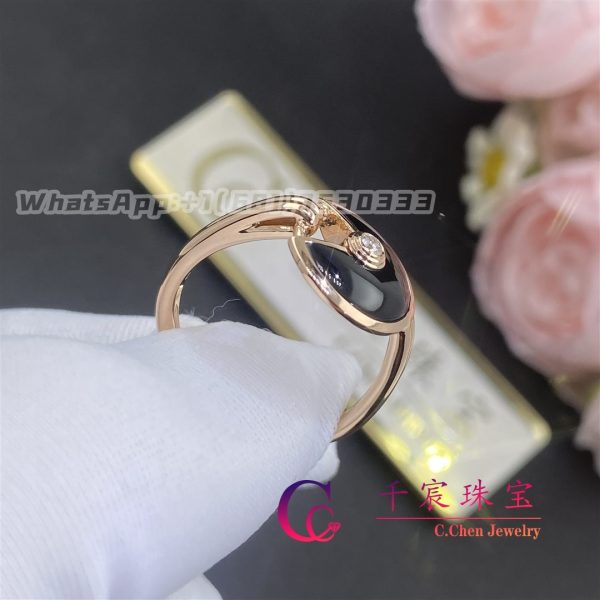 Cartier Amulette De Cartier Ring Black Onyx Diamond B4214800