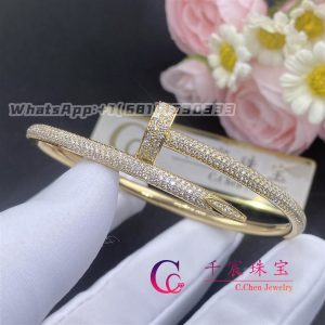 Cartier Juste Un Clou Bracelet Yellow Gold, Diamonds N6709817