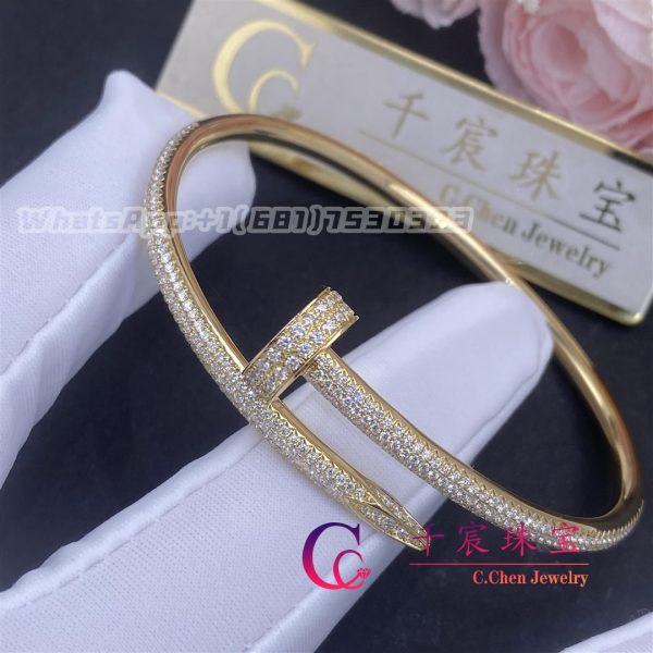 Cartier Juste Un Clou Bracelet Yellow Gold, Diamonds N6709817