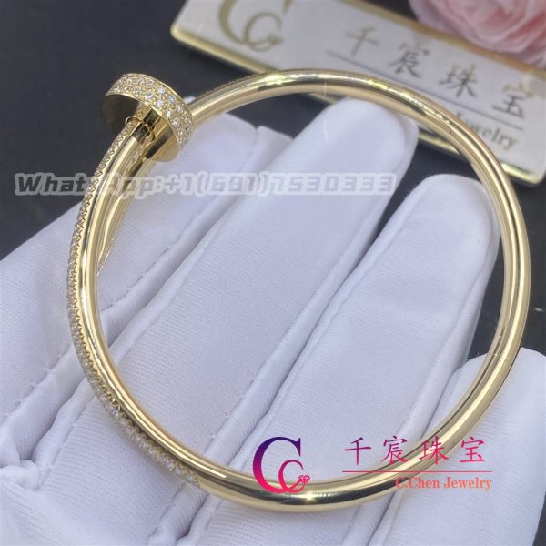 Cartier Juste Un Clou Bracelet Yellow Gold, Diamonds N6709817