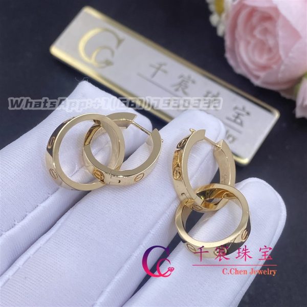 Cartier Love Earrings 18k Yellow Gold B8301499