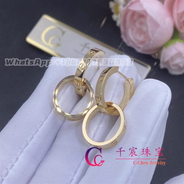 Cartier Love Earrings 18k Yellow Gold B8301499