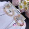 Cartier Love Earrings in 18K Rose Gold and Diamond B8301433