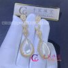 Boucheron Serpent Bohème Couleur Yellow Gold Mother-Of-Pearls Diamond Earrings JCO01281