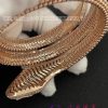 Bulgari Serpenti two-coil 18 kt rose gold bracelet 358431