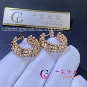 Cartier Clash De Cartier Earrings Double-row Model Rose Gold B8301478