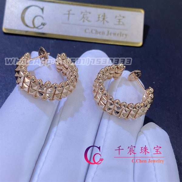 Cartier Clash De Cartier Earrings Double-row Model Rose Gold B8301478