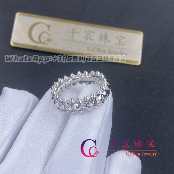 Cartier Clash de Cartier ring, small model, rhodiumized white gold B4233100