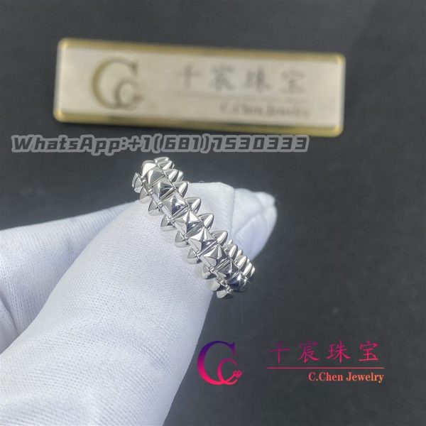 Cartier Clash de Cartier ring, small model, rhodiumized white gold B4233100