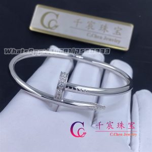 Cartier Juste Un Clou Bracelet White Gold Diamonds B6048717