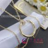 Cartier Juste un Clou Necklace in 18K Yellow Gold and Diamonds B7224890