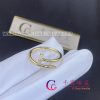 Cartier Juste un Clou ring, small model, 18K yellow gold diamonds B4244900