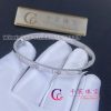 Cartier Love Bracelet, Small Model 18K White Gold and 10 Diamonds B6048017